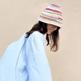 Вязаная панама в стиле Miu-Miu 4