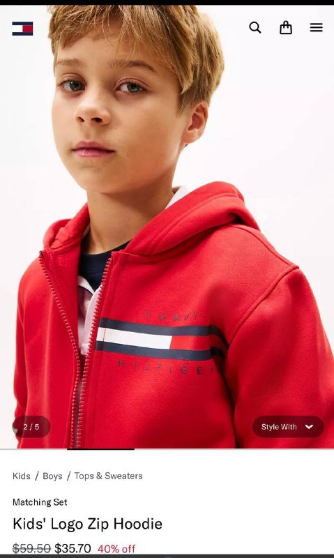 Детский костюм tommy hilfiger размер 12-14 2