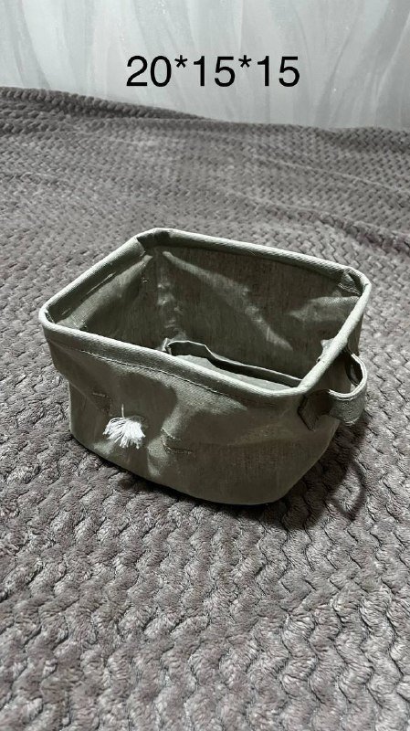 Тканевый короб, корзина, пластиковая корзина, контейнер с крышкой 4