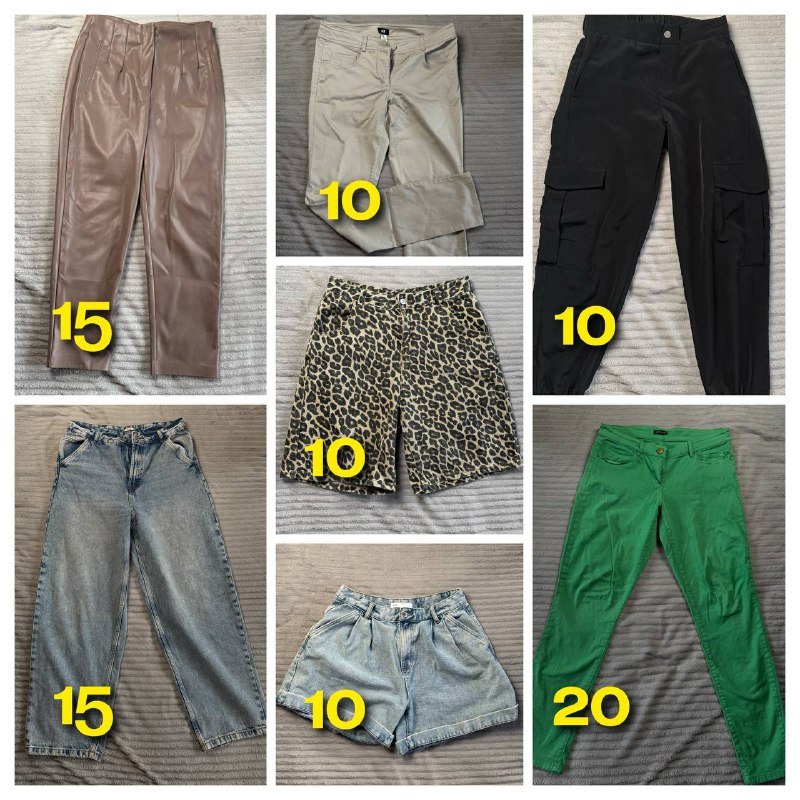 Кожзам штаны, брюки, шорты леопард, джинсы, зеленые брюки Massimo Dutti