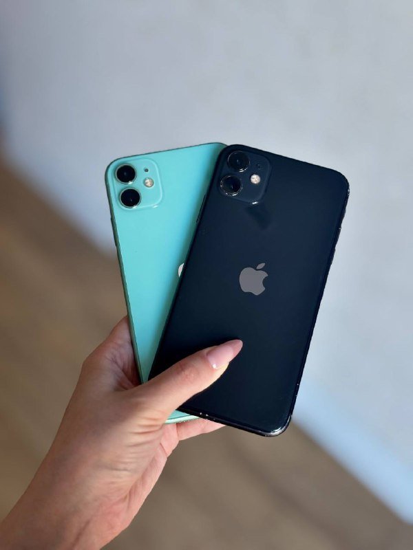 iPhone 11 черный 64GB, iPhone 11 зеленый 64GB 3