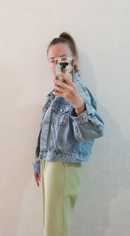 Кофта Zara, Джинсовка укороченная 4