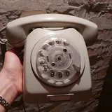 Ретро телефон с дисковым набором 1