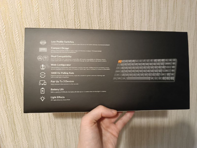 Keychron K3 MAX K3M-H3 Wireless Mechanical Keyboard 4