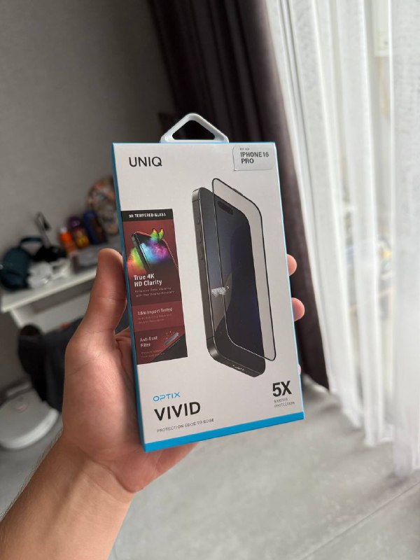 Защитное стекло Uniq для iPhone 15 Pro Max, iPhone 16 Pro 3