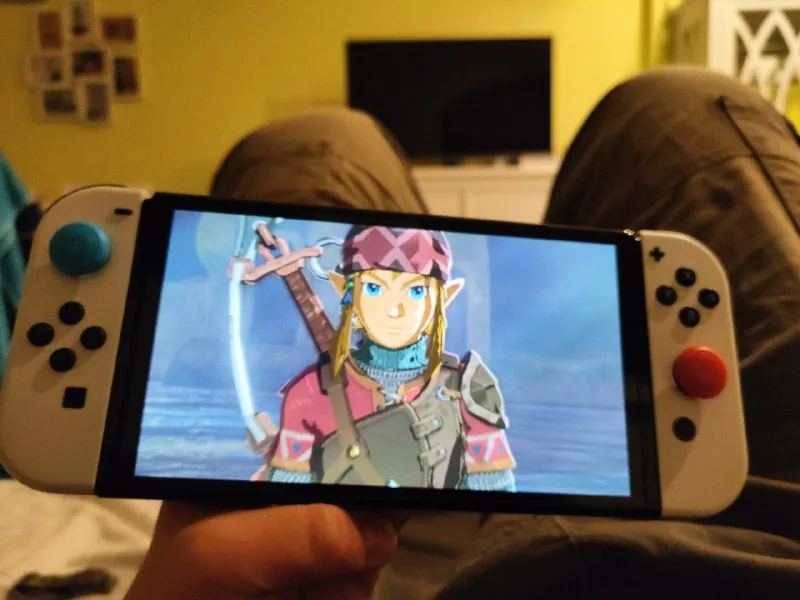 Nintendo Switch OLED с чипом 1