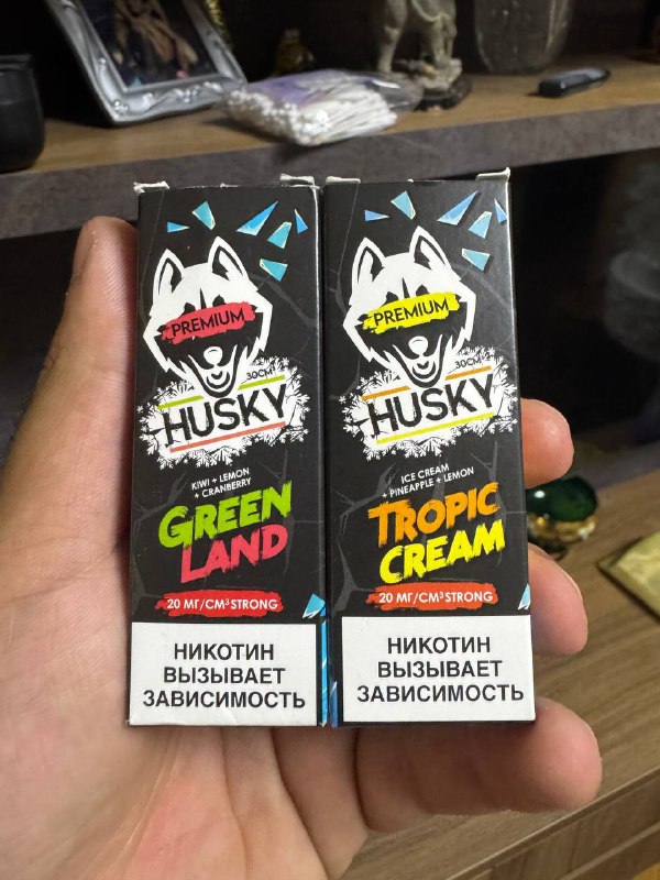 Жидкость для электронных сигарет Husky Green Land, Tropic Cream