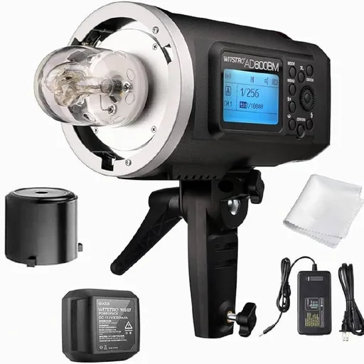 Godox AD600BM, аккумулятор, зарядка, октобокс, стойка