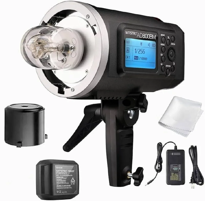 Godox AD600BM, аккумулятор, зарядка, октобокс, стойка