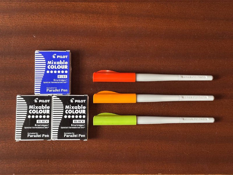 Каллиграфические ручки Pilot Parallel Pen и чернила 1