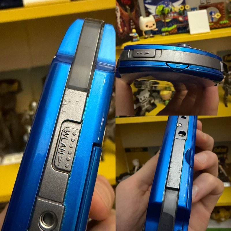 PSP 3000 Radiant Blue портативная ретро консоль 5