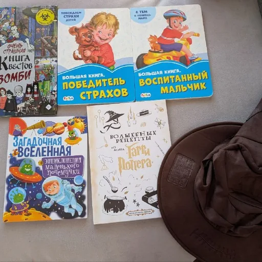 Детские книги, шляпа