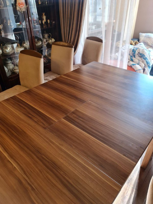 Большой стол из сдвоенного ДСП 5