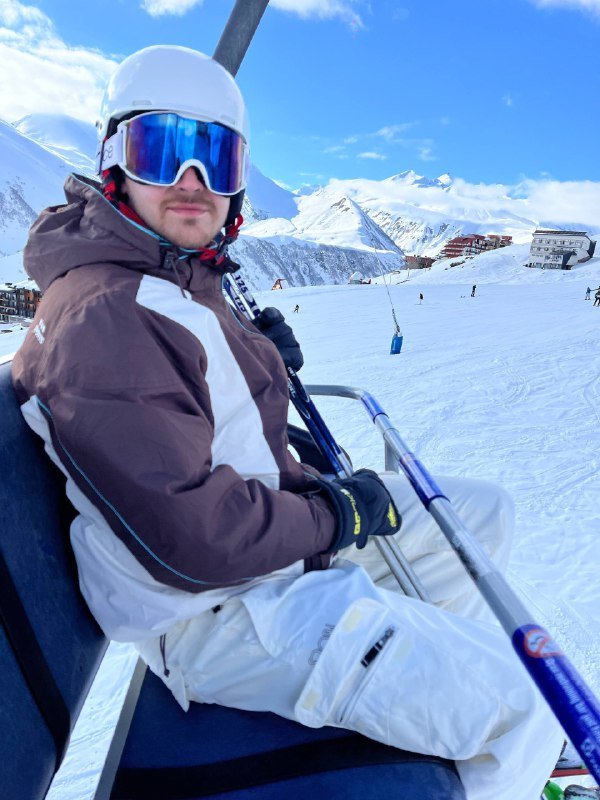 Горнолыжная куртка H.I.S Sports размер L шоколадного цвета 2