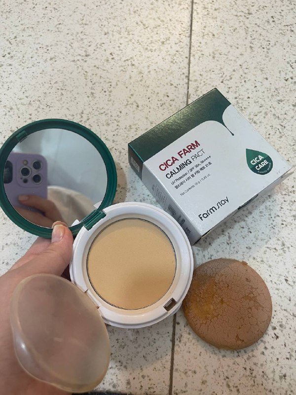 Пудра корейская Farm stay Cica Farm с spf 50+ 21 оттенок