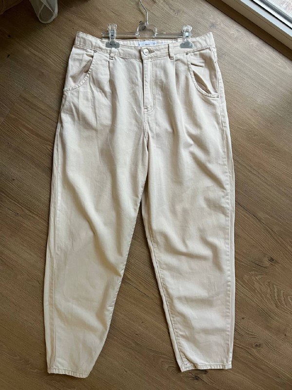 Кардиган белый, Кофта Reserved оверсайз, Джинсы Mango 5