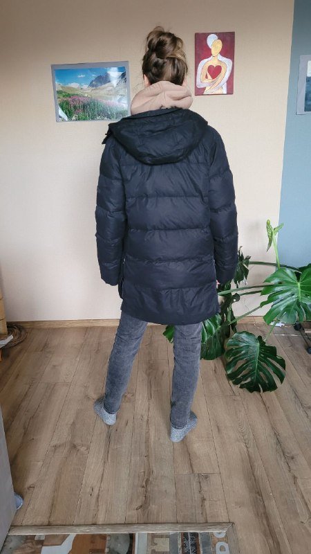 Куртка пуховик черный American eagle 5