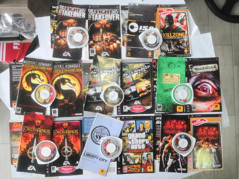 Лицензионные Игры PSP Tekken 6, God of War, Gran Turismo, GTA и др. 2