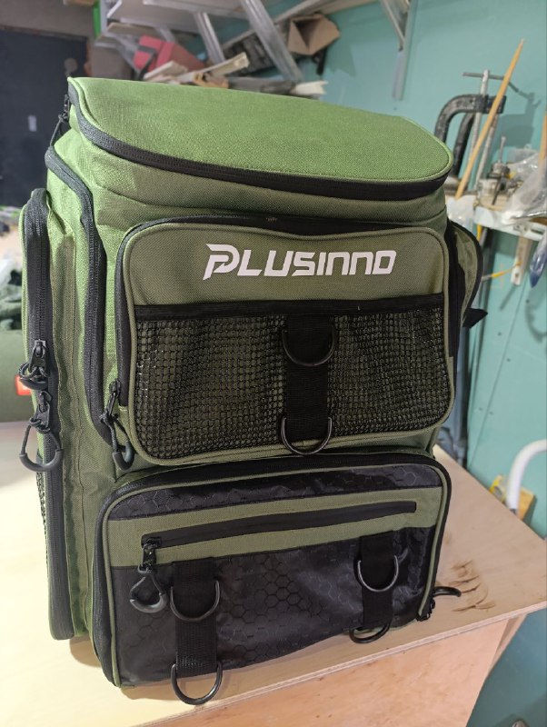 Рюкзак для рыбалки Plushino вместительный новый