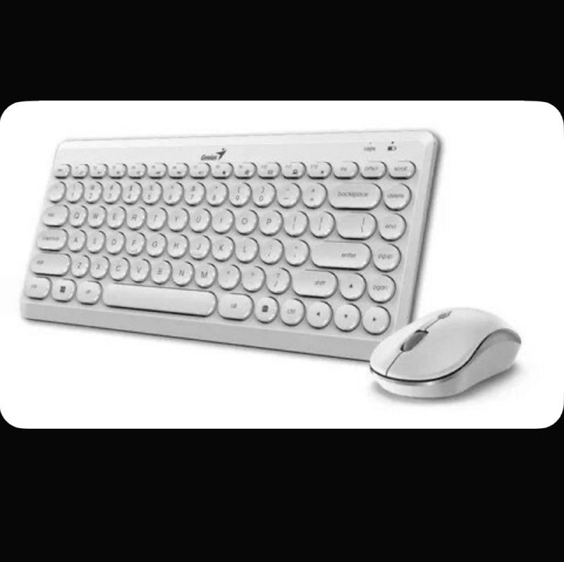 Клавиатура Genius Luxe Mate Q8000K, мышь белая