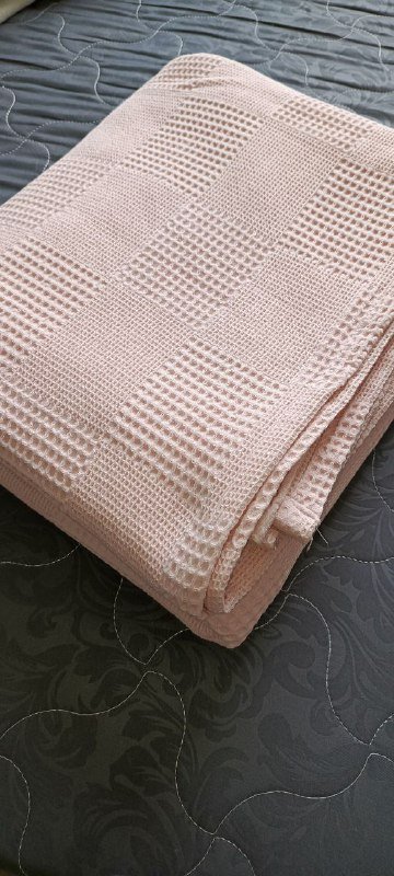 Покрывало-плед из хлопка 220х240 см