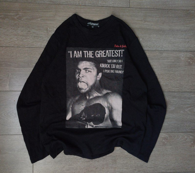 Мужская черная кофта с принтом