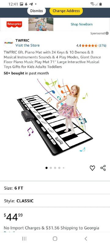 Piano play mat 2
