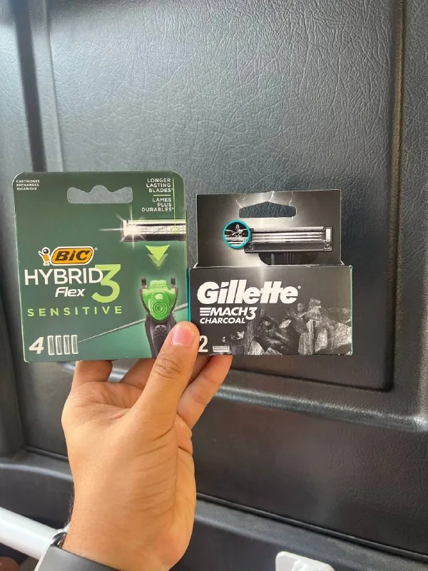 Сменные лезвия Bic и Gillette