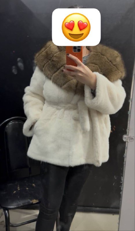 Шуба искусственный мех новая размер М