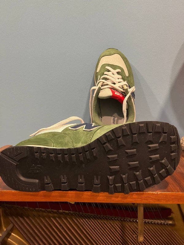 Кроссовки New Balance зелёные мужские 4