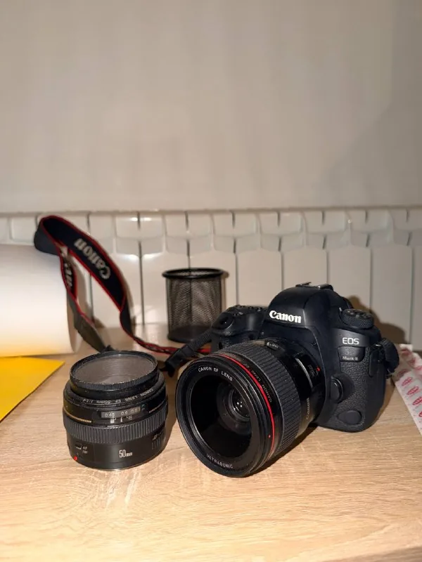 Canon 6D Mark II, два объектива, сумка 1