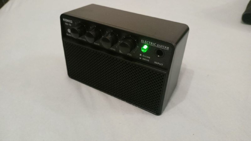 Мини гитарный усилитель KG-10, тренажёр для пальцев гитары 2