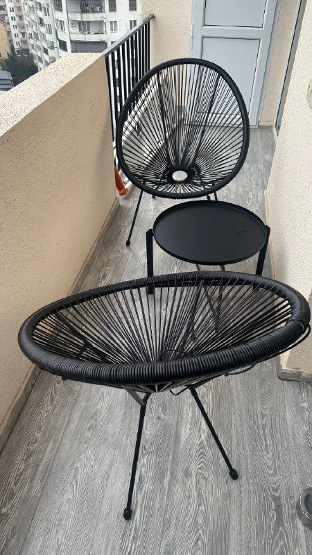 Комплект уличной мебели: стол и кресла для балкона 4