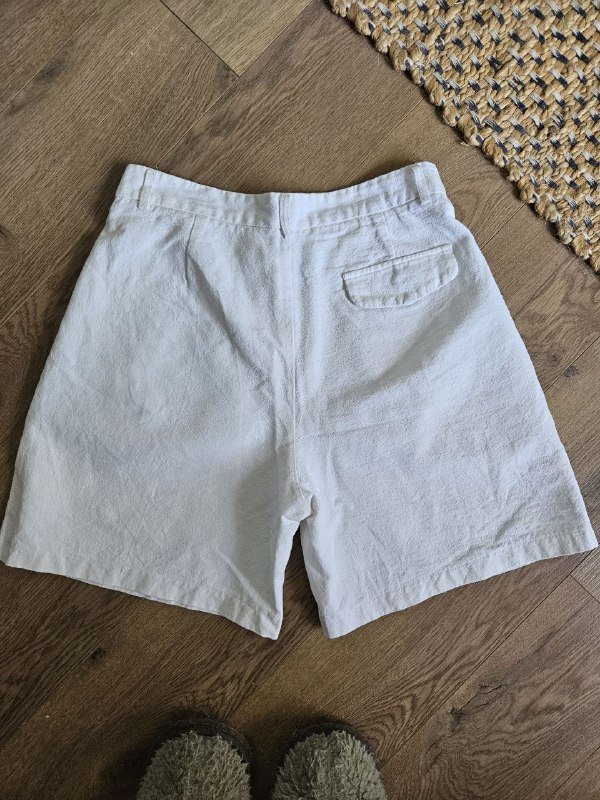 Белые шорты по колено размер S-M 2