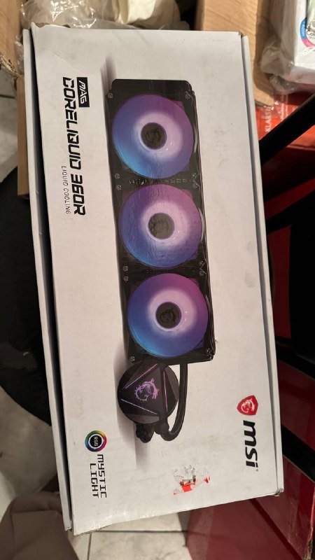 Водяное охлаждение MSI с 3 кулерами 2