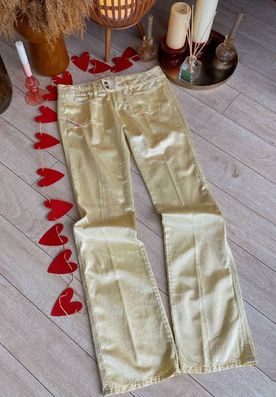 Розовые брюки, Лимонные брюки Diesel size 28 2