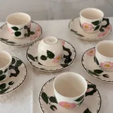 Винтажный набор чайных пар Villeroy & Boch Wild Rose 3