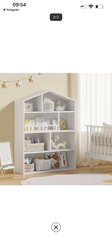 Стеллаж для книжек и игрушек