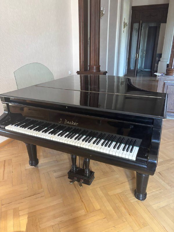 Рояль J. Becker антикварный музыкальный инструмент