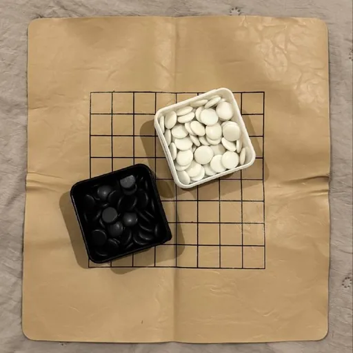 Go board game, 33×33 cm mat