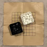 Go board game, 33×33 cm mat 1