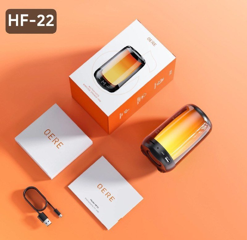 QERE E28 BLACK наушники, QERE E20 TWS, QERE E38 WIRELESS, колонка HF-22