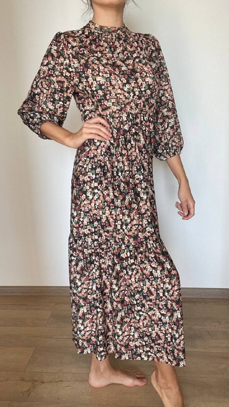 Платье в цветочек PULL&BEAR размер XS/S 3