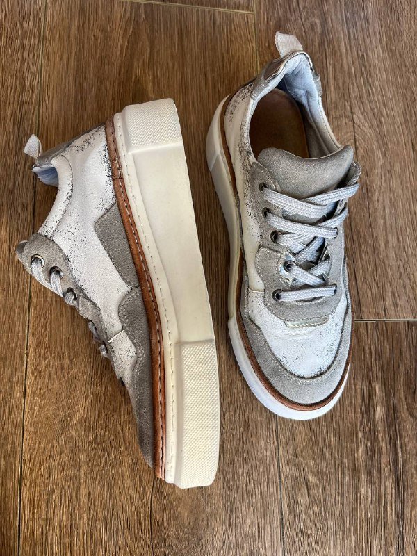 Полуботинки женские из натуральной кожи, размер 39 2