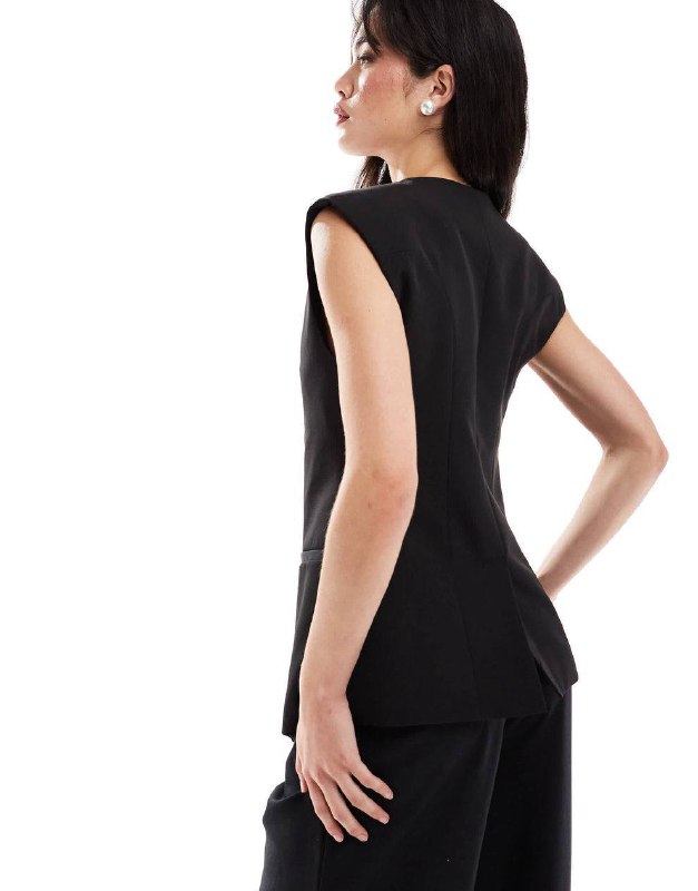 Жилет Asos, Джинсы Monki 2