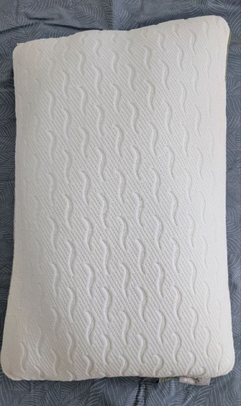 Подушка ортопедическая WELLPUR с эффектом памяти 42x65x15