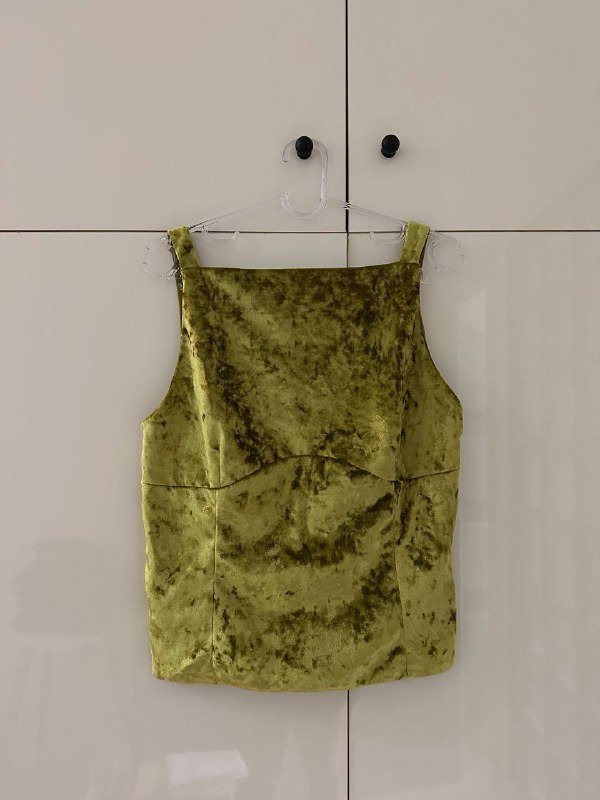 Бархатный женский топ размер L 3