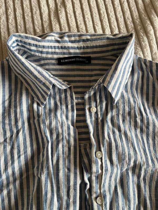 Рубашка в полоску легкая хлопок Waikiki