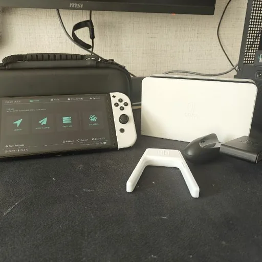 Nintendo Switch OLED, SanDisk 512 GB, док-станция, чехол