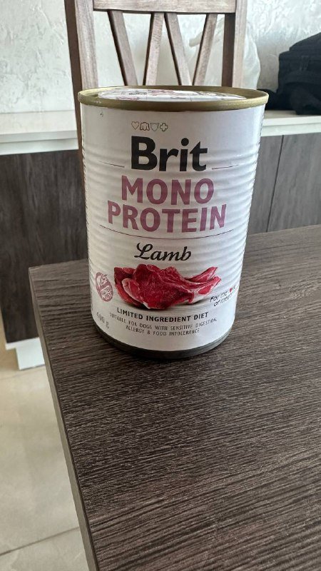 Мясная консерва Brit mono protein ягненок 400 гр